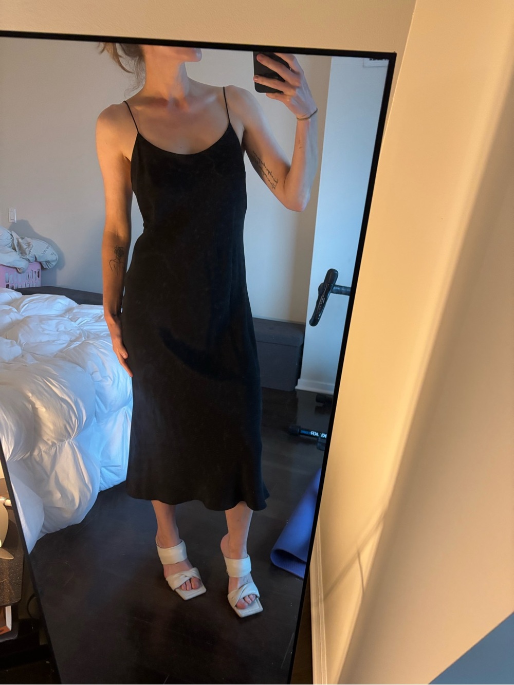 Tibi 4ply silk slip dress